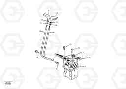 7959 Remote control valve pedal with fitting parts EC135B SER NO 20001-, Volvo Construction Equipment