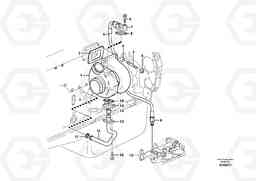 19214 Turbocharger with fitting parts L150E S/N 10002 - 11594, Volvo Construction Equipment