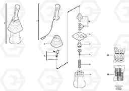 72145 Control lever : dipper arm / slewing ( left ) EC17C, Volvo Construction Equipment