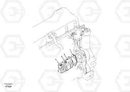 62383 Hydraulic system, oil cooling pump mount EC700B, Volvo Construction Equipment