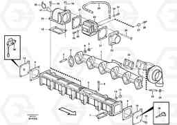 6238 Inlet manifold and exhaust manifold EW200B, Volvo Construction Equipment