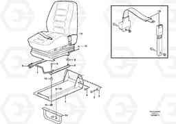 82049 Operator seat with fitting parts L330E, Volvo Construction Equipment