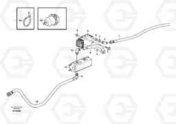 45938 Oil cooler, rear, motor circuit. L120E S/N 16001 - 19668 SWE, 64001- USA, 70701-BRA, Volvo Construction Equipment