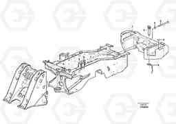 65102 Rear hitch and counterweight L180E HIGH-LIFT S/N 8002 - 9407, Volvo Construction Equipment