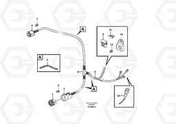 103597 Cable harness, preheating L180E HIGH-LIFT S/N 8002 - 9407, Volvo Construction Equipment