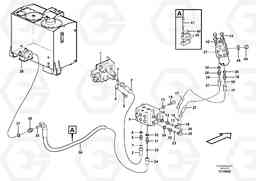 12211 Steering system, pressure and return lines L120E S/N 19804- SWE, 66001- USA, 71401-BRA, 54001-IRN, Volvo Construction Equipment