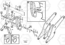 30447 Rear links with assembly parts L110E S/N 2202- SWE, 61001- USA, 70401-BRA, Volvo Construction Equipment