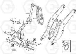 55000 Forward links with assembly parts L120E S/N 19804- SWE, 66001- USA, 71401-BRA, 54001-IRN, Volvo Construction Equipment