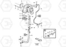 76012 Turbocharger with fitting parts FC2421C, Volvo Construction Equipment