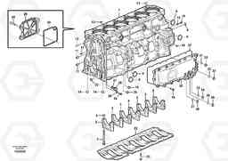 104224 Cylinder block EC700C, Volvo Construction Equipment
