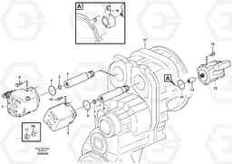 77309 Hydraulic pump with fitting parts L120E S/N 19804- SWE, 66001- USA, 71401-BRA, 54001-IRN, Volvo Construction Equipment
