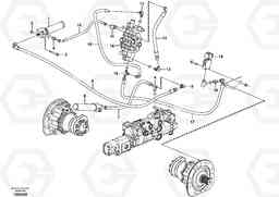 103210 Pipes and hoses hydraulic system Std MC110B, Volvo Construction Equipment