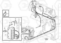 89814 Cable harness, automatic temperature control. L110E S/N 2202- SWE, 61001- USA, 70401-BRA, Volvo Construction Equipment