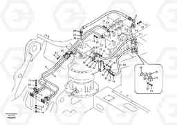 15048 Hydraulic system, control valve to boom and swing EC330B SER NO INT 10713- EU&NA 80001-, Volvo Construction Equipment