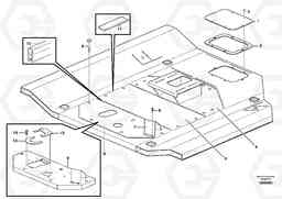 25977 Floor panels and cover plates A35D, Volvo Construction Equipment