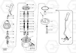 10856 Servo system, remote control valve EC160B, Volvo Construction Equipment