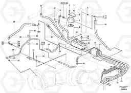 6826 Oil cooler, rear, pump circuit. L220E SER NO 4003 - 5020, Volvo Construction Equipment