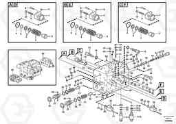91596 Main valve assembly, assembly block EW160B, Volvo Construction Equipment