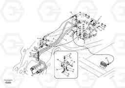 10849 Hydraulic system, control valve to boom and swing EC290B SER NO INT 13562- EU & NA 80001-, Volvo Construction Equipment