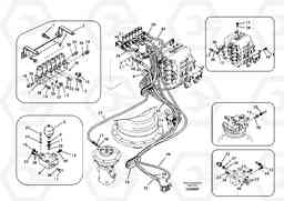 100679 Servo system, control valve to solenoid valve EC290B SER NO INT 13562- EU & NA 80001-, Volvo Construction Equipment