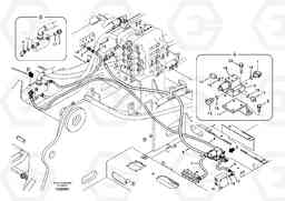 77064 Servo system, control valve to solenoid valve EC290B SER NO INT 13562- EU & NA 80001-, Volvo Construction Equipment