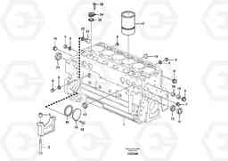 55363 Cylinder block EW180B, Volvo Construction Equipment