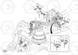 10033 Hydraulic system, control valve to boom and swing EC240B SER NO INT 12641- EU & NA 80001-, Volvo Construction Equipment