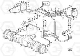1418 Oil cooler, forword, pump circuit. L180E S/N 8002 - 9407, Volvo Construction Equipment