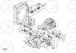 76461 Hydraulic system, hydraulic tank to hydraulic oil cooler EC330B SER NO INT 10713- EU&NA 80001-, Volvo Construction Equipment