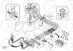 92128 Servo system, control valve to remote control valve EC360B SER NO INT 12152- EU&NA 80001-, Volvo Construction Equipment