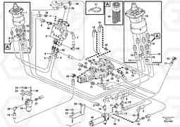 102961 Hydraulic system, single lever control, std MC90B, Volvo Construction Equipment