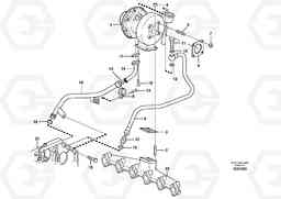 35618 Turbocharger with fitting parts G700B MODELS S/N 35000 -, Volvo Construction Equipment