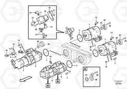 95215 Hydraulic pump with fitting parts T450D, Volvo Construction Equipment