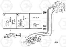 9709 Hydraulic system, motor unit T450D, Volvo Construction Equipment