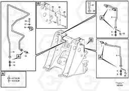 85428 Extended lube points for lift arm system L70E, Volvo Construction Equipment