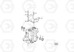 58711 Control valve with fitting parts. L60F, Volvo Construction Equipment