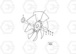 35178 Cooling fan mounting FC2421C, Volvo Construction Equipment