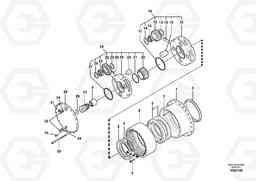 87763 Travel gearbox EC180B PRIME S/N 12001-, Volvo Construction Equipment
