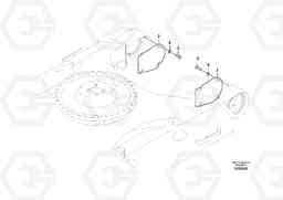 12705 Protective plate for travel motor FC2121C, Volvo Construction Equipment