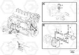 35580 Hydraulic system, oil cooling pump mount FC2421C, Volvo Construction Equipment