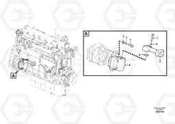 35595 Hydraulic system, oil cooling pump mount FC2924C, Volvo Construction Equipment