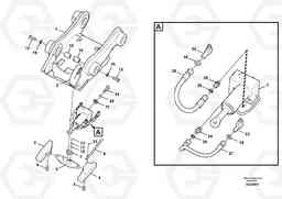101813 Attachment bracket, quickfit EW160C, Volvo Construction Equipment