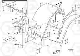 46932 Swing out rear mudguard L150F, Volvo Construction Equipment