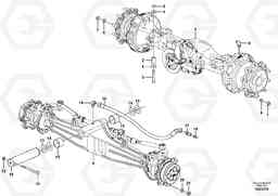 3840 Planet axles with fitting parts BL71, Volvo Construction Equipment