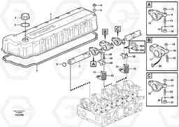 99563 Valve mechanism L180E HIGH-LIFT S/N 5004 - 7398, Volvo Construction Equipment
