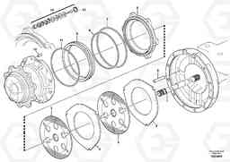 42575 Multi-disc brake, rear BL61 S/N 11459 -, Volvo Construction Equipment
