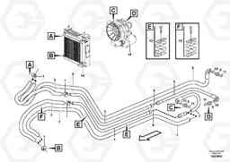 10555 Oil cooler, transmission BL60, Volvo Construction Equipment