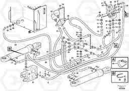 91940 Steering system, pressure and return lines L70F, Volvo Construction Equipment