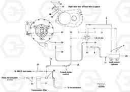 37877 Differential hydraulic circuit G700B MODELS S/N 35000 -, Volvo Construction Equipment