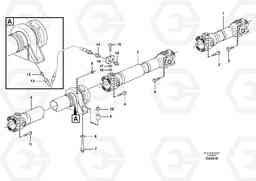 90641 Propeller shafts with fitting parts L60F, Volvo Construction Equipment
